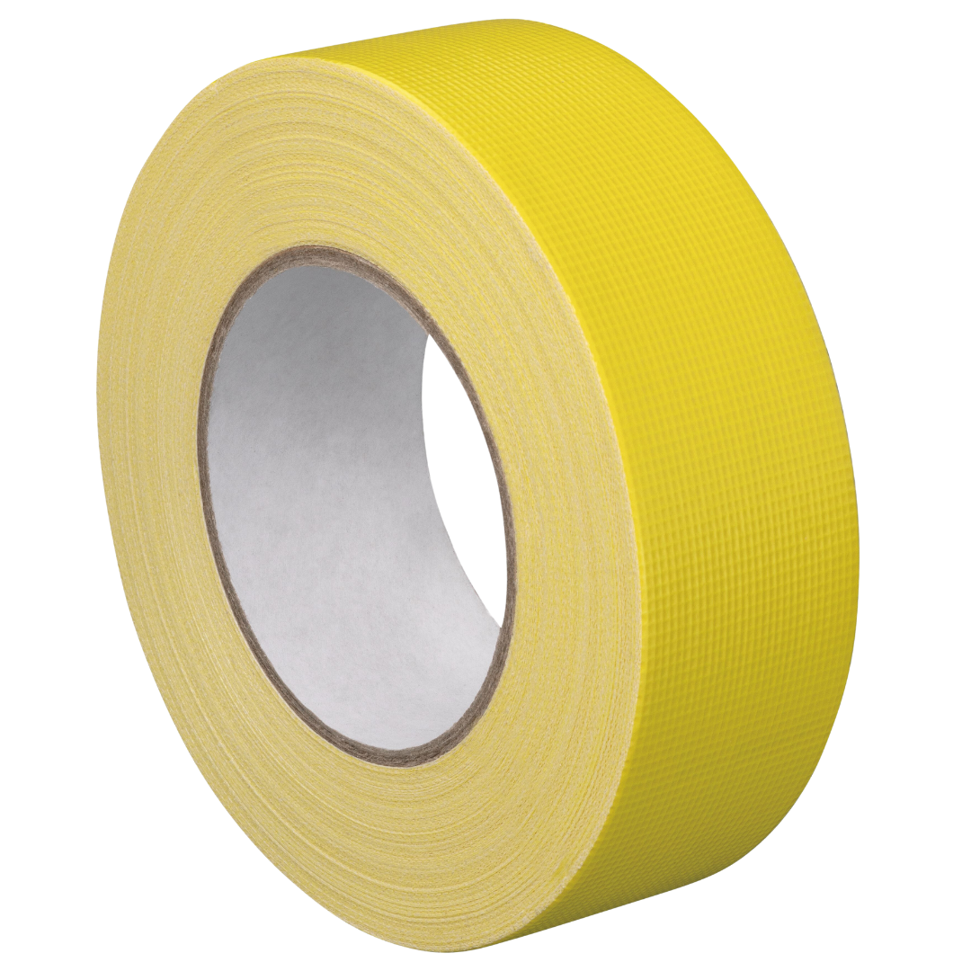 Betonband gelb – spezialbeschichtetes Klebeband für rauen Untergrund wie Beton und Stein