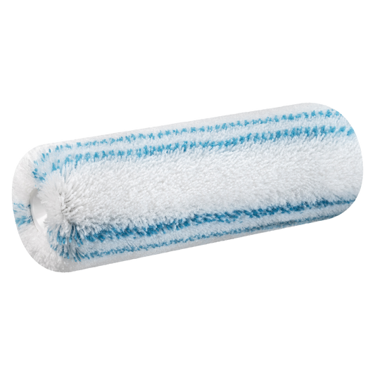Gepolsterte Fassadenwalze 25 cm mit 18 mm Polyamid-Blaufaden und Kern 60 für strukturierte Außenflächen und Fassadenanstriche