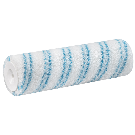 Blaufaden Farbwalze 25 cm mit 12 mm Florhöhe und Kern 54, geeignet für Innenfarben auf glatten und strukturierten Flächen