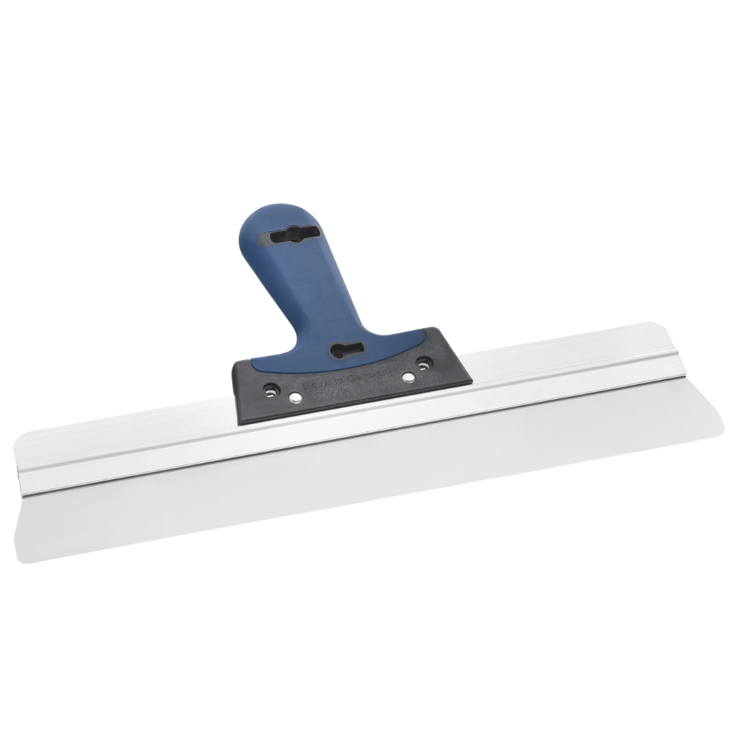 Fassadenspachtel 40 cm mit rostfreier Edelstahlklinge und ergonomischem 3K-Griff für Glättarbeiten an Wand und Fassade