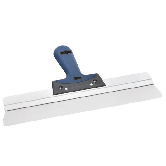 Fassadenspachtel 40 cm mit rostfreier Edelstahlklinge und ergonomischem 3K-Griff für Glättarbeiten an Wand und Fassade