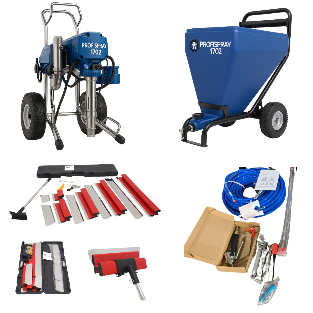 Airless Spritzgerät 3-in-1 – Profi-Lösung für Spachtelmasse & Farbe