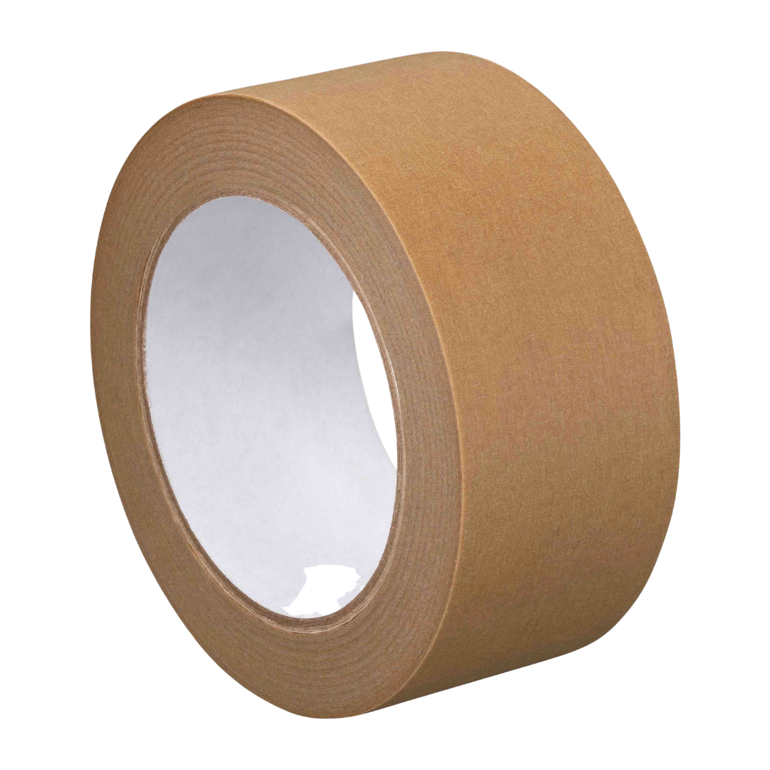 Braunes Kreppband – 50 mm breit, ideal zum großflächigen Abkleben und Abdecken
