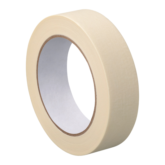 Weißes Kreppband – 30 mm breit, ideal für feine Abklebearbeiten im Innenbereich