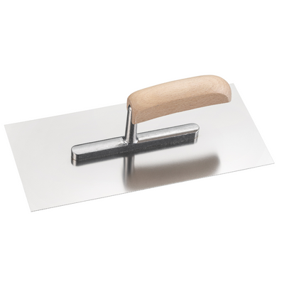 Glättekelle mit Holzgriff – Edelstahl